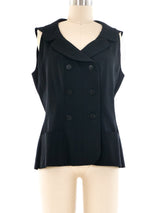 1999 Chanel Sleeveless Wool Top Top arcadeshops.com
