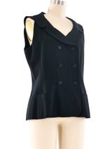 1999 Chanel Sleeveless Wool Top Top arcadeshops.com