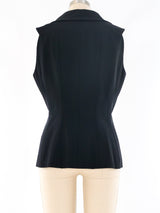 1999 Chanel Sleeveless Wool Top Top arcadeshops.com