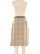 Bill Blass Houndstooth Tweed Skirt Ensemble Suit arcadeshops.com