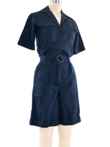 1969 Yves Saint Laurent Safari Romper Jumpsuit arcadeshops.com