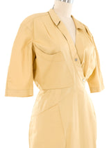 Thierry Mugler Asymmetrical Wrap Dress Dress arcadeshops.com