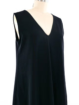 Armani Black Sleeveless Romper Jumpsuit arcadeshops.com