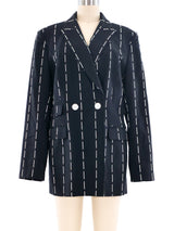 Gianfranco Ferre Embroidered Blazer Jacket arcadeshops.com