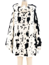 Gianfranco Ferre Cowl Neck Fur Sweater Top arcadeshops.com