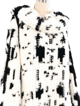 Gianfranco Ferre Cowl Neck Fur Sweater Top arcadeshops.com