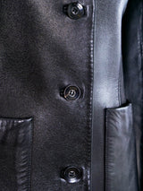 1998 Gucci Leather Blazer Jacket arcadeshops.com