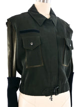 Plein Sud Deconstructed Cropped Jacket Jacket arcadeshops.com