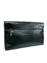 Dries Van Noten Oversized Embossed Leather Clutch Accessory arcadeshops.com