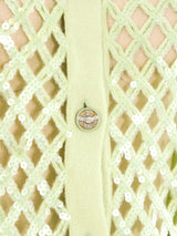 Chanel Sequined Knit Cardigan Jacket arcadeshops.com