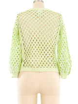 Chanel Sequined Knit Cardigan Jacket arcadeshops.com