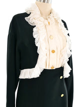 Chanel Ruffled Tromp L'Oeil Dress Dress arcadeshops.com