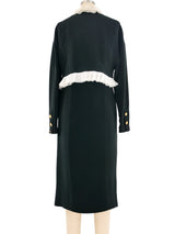 Chanel Ruffled Tromp L'Oeil Dress Dress arcadeshops.com