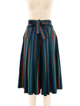 Kenzo Striped Wool Palazzo Shorts Bottom arcadeshops.com