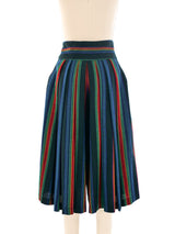 Kenzo Striped Wool Palazzo Shorts Bottom arcadeshops.com