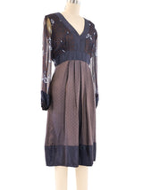 Alexander McQueen Floral Printed Silk Dress Dress arcadeshops.com