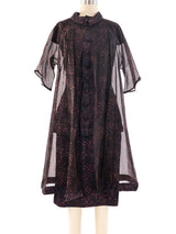 Pauline Trigere Printed Silk Ensemble Suit arcadeshops.com