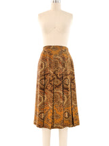 Adolfo Paisley Printed Silk Ensemble Suit arcadeshops.com