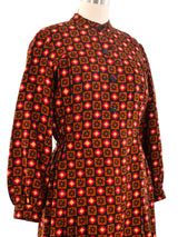 Dot Printed Wool Dress Dress arcadeshops.com