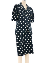 Fendi Polka Dot Skirt Suit Suit arcadeshops.com