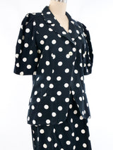 Fendi Polka Dot Skirt Suit Suit arcadeshops.com
