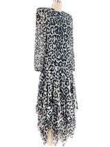 Lillie Rubin Glitter Accented Spotted Dress Dress arcadeshops.com