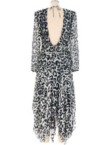 Lillie Rubin Glitter Accented Spotted Dress Dress arcadeshops.com