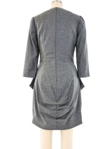 2010 Alexander McQueen Architectural Wool Dress Dress arcadeshops.com