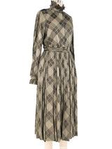 1970's Metallic Argyle Skirt Ensemble Suit arcadeshops.com