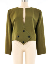 1970's Pierre Cardin Cropped Wool Jacket Jacket arcadeshops.com