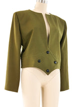 1970's Pierre Cardin Cropped Wool Jacket Jacket arcadeshops.com