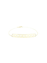 14K Gold Star Cutout Bar Bracelet FINE JEWELRY arcadeshops.com