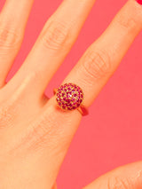 14K Gold Ruby Dome Top Ring Fine Jewelry arcadeshops.com
