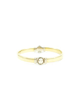14K White and Yellow Gold Bangle Bracelet FINE JEWELRY arcadeshops.com