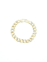 14K Gold and Diamond Accented Chain Bracelet FINE JEWELRY arcadeshops.com
