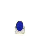 14K Lapis and Diamond Statement Ring FINE JEWELRY arcadeshops.com