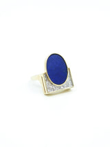 14K Lapis and Diamond Statement Ring FINE JEWELRY arcadeshops.com