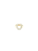 14K Gold and Diamond Horseshoe Ring FINE JEWELRY arcadeshops.com