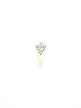 14K Diamond Geometric Earrings FINE JEWELRY arcadeshops.com