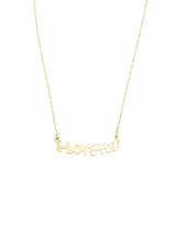 14K Gold I Love You Nameplate Necklace FINE JEWELRY arcadeshops.com
