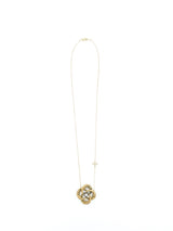 14K Diamond Accented Flower Pendant Necklace FINE JEWELRY arcadeshops.com