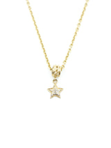 14K Diamond Accented Star Charm Necklace FINE JEWELRY arcadeshops.com