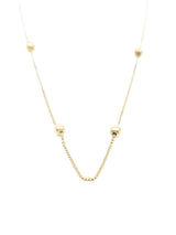 14K Gold Bead Necklace FINE JEWELRY arcadeshops.com