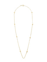 14K Gold Bead Necklace FINE JEWELRY arcadeshops.com