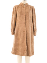 1980's Chanel Boucle Coat Outerwear arcadeshops.com