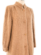 1980's Chanel Boucle Coat Outerwear arcadeshops.com