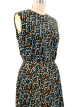 Printed Velvet Maxi Skirt Ensemble Suit arcadeshops.com