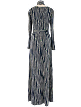 Diane Von Furstenberg Printed Jersey Maxi Dress Dress arcadeshops.com