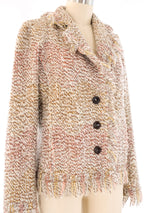 Missoni Fringe Knit Jacket Jacket arcadeshops.com