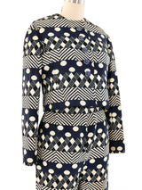 Geoffrey Beene Brocade Trouser Ensemble Suit arcadeshops.com